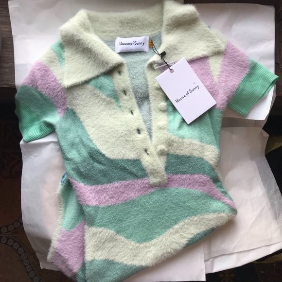 House of Sunny Pants - NWT House of Sunny Good Vibration Romper